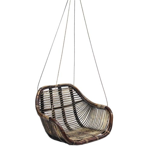 Rotan hangstoel