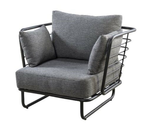 Taiyo lounge chair alu black/panther black