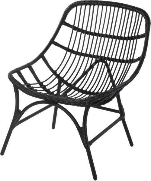 Stoel Lounge Mat Zwart
