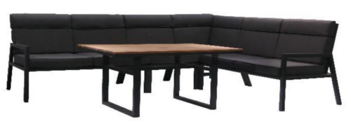 SET stefano HB hoek 6 delig met tafel
