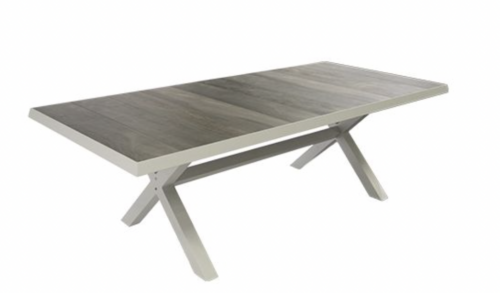 Malatya Tuintafel 220x100 cm Wit