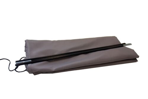 Parasolhoes 255x50/60 cm grijs