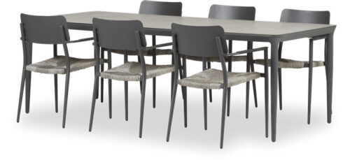 Lanterfant Julien tuinstoel + Lanterfant Wim tuintafel 220 cm