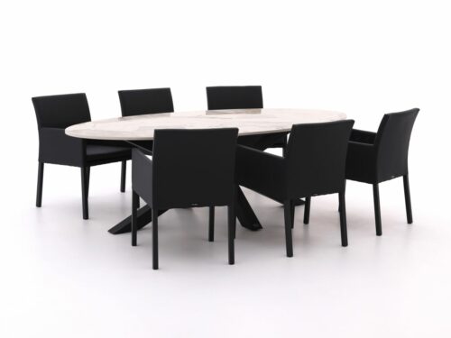 Manifesto Arzana/Induno Ellips 240cm dining tuinset 7-delig - Laagste prijsgarantie!