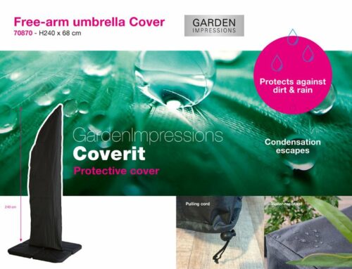 Garden Impressions vrijhangende parasol beschermhoes 68 x 240 cm