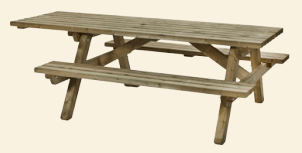 Rolstoelpicknicktafel 230x160cm