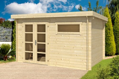 Blokhut Uddel 380 x 260 cm - geïmpregneerd