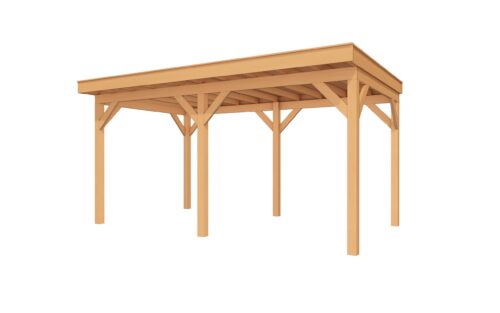 Buitenverblijf GRANDIOSE Plat dak - 500 x 270 cm