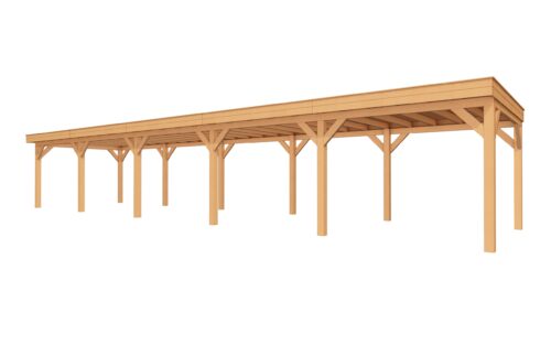 Buitenverblijf SUBLIME Plat dak - 1500 x 350 cm