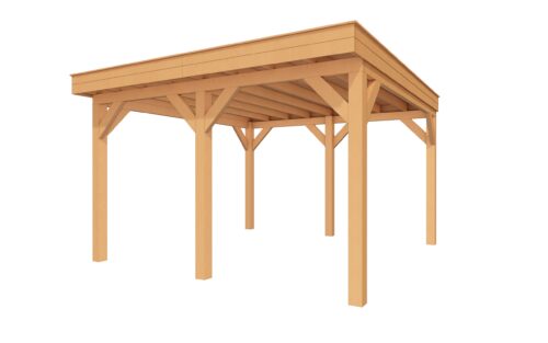 Buitenverblijf SUBLIME Plat dak - 400 x 400 cm