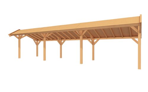 Buitenverblijf SUBLIME Kapschuur - 1100 x 250 cm