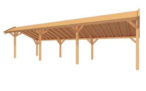 Buitenverblijf SUBLIME Kapschuur - 1100 x 300 cm