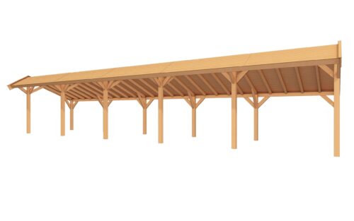 Buitenverblijf SUBLIME Kapschuur - 1500 x 300 cm