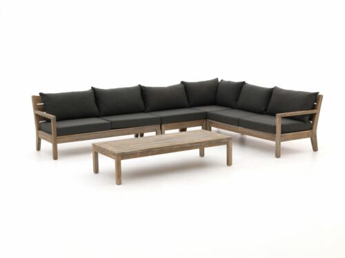 ROUGH Batang hoek loungeset 5-delig rechts - Laagste prijsgarantie!