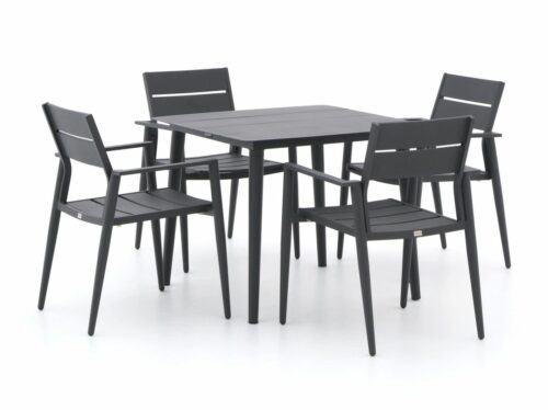 Bellagio Fondo/Sora 90cm dining tuinset 5-delig stapelbaar - Laagste prijsgarantie!