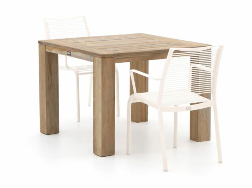 Apple Bee Hawaii/ROUGH-X 100cm dining tuinset 3-delig stapelbaar - Laagste prijsgarantie!