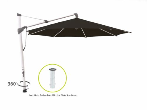 Glatz Sombrano S+ zweefparasol ø 350cm - Laagste prijsgarantie!