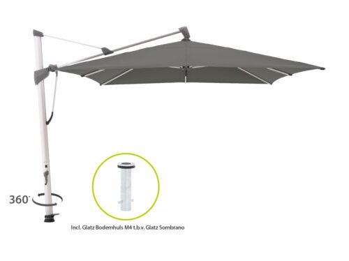 Glatz Sombrano S+ zweefparasol 400x300cm - Laagste prijsgarantie!