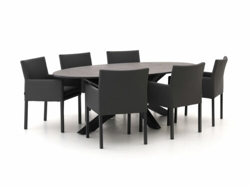 SUNS Antas/Induno Ellips 240cm dining tuinset 7-delig - Laagste prijsgarantie!