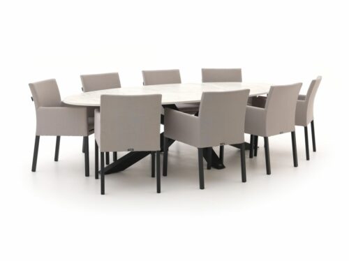 Manifesto Arzana/Induno Ellips 280cm dining tuinset 9-delig - Laagste prijsgarantie!