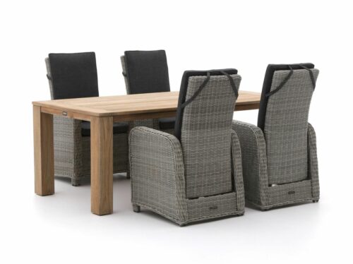 Intenso Umbria/ROUGH-X 200cm dining tuinset 5-delig verstelbaar - Laagste prijsgarantie!