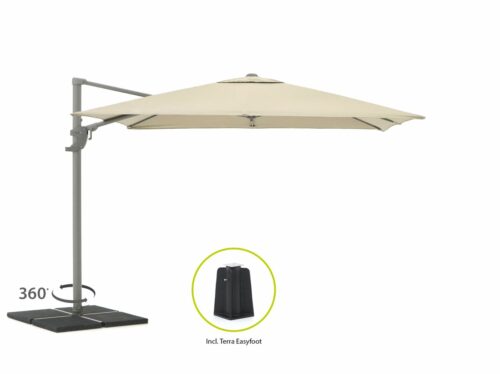 Shadowline Francisco zweefparasol 300x300cm - Laagste prijsgarantie!
