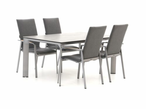 Kettler Diamond 160cm dining tuinset 5-delig stapelbaar - Laagste prijsgarantie!