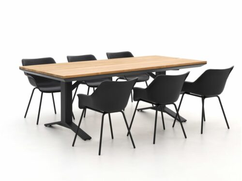 SUNS Vasca/Stockholm 220cm dining tuinset 7-delig - Laagste prijsgarantie!