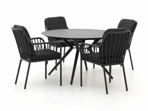 Manifesto Arasso/Sora Ø127cm dining tuinset 5-delig - Laagste prijsgarantie!