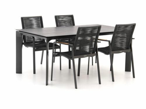 Kettler Diamond 180cm dining tuinset 5-delig stapelbaar - Laagste prijsgarantie!