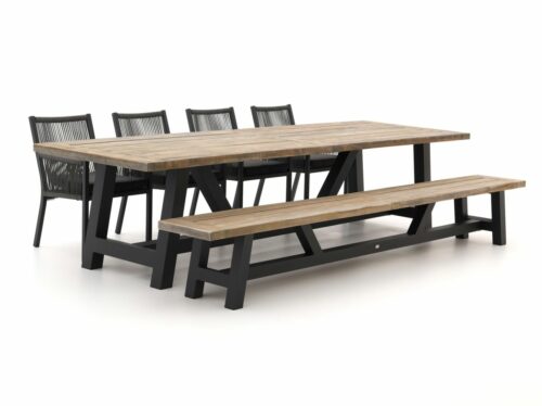 Manifesto Rivola/Bresimo 330cm dining tuinset met bank 6-delig - Laagste prijsgarantie!