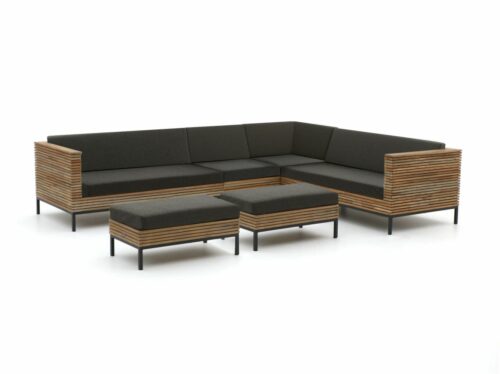 ROUGH-D hoek loungeset 6-delig - Laagste prijsgarantie!