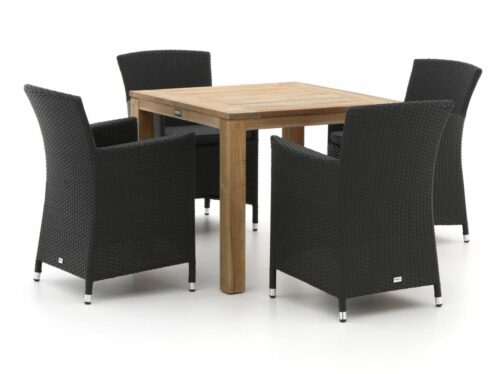 Forza Barga/ROUGH-S 90cm dining tuinset 5-delig - Laagste prijsgarantie!