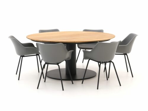 SUNS Vasca/Grado Ø170cm dining tuinset 7-delig - Laagste prijsgarantie!