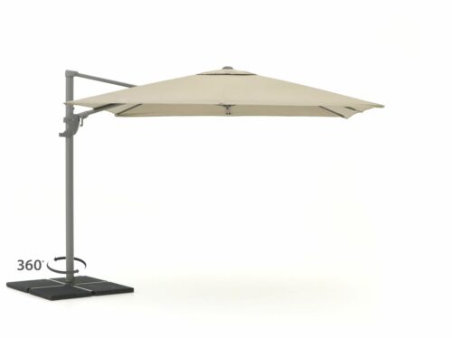Shadowline Francisco zweefparasol 300x300cm - Laagste prijsgarantie!