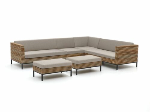 ROUGH-D hoek loungeset 6-delig - Laagste prijsgarantie!