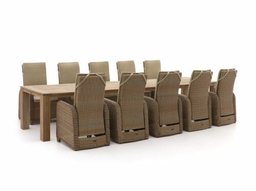 Intenso Umbria/ROUGH-X 400cm dining tuinset 11-delig verstelbaar - Laagste prijsgarantie!