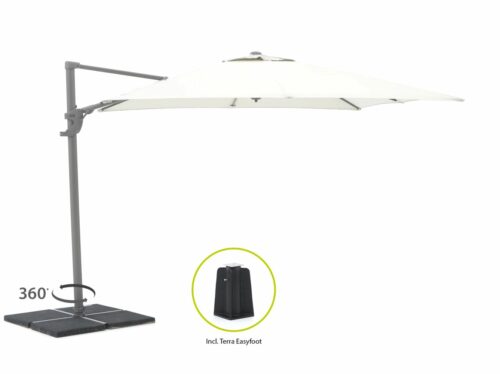 Shadowline Francisco zweefparasol 300x300cm - Laagste prijsgarantie!