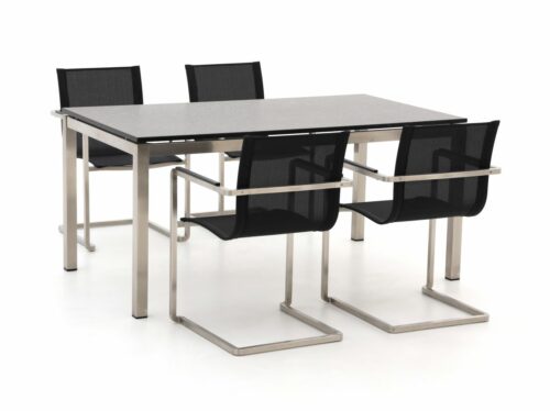 Bernstein Essen/Bremen 160cm dining tuinset 5-delig - Laagste prijsgarantie!