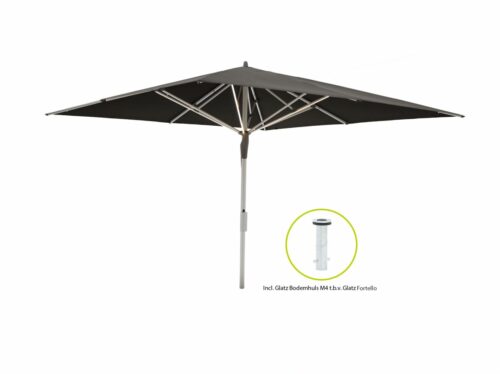 Glatz Fortello LED parasol 400x400cm - Laagste prijsgarantie!