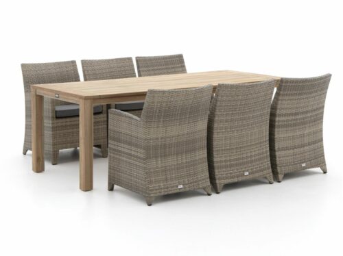 Forza Barolo/ROUGH-S 220cm dining tuinset 7-delig - Laagste prijsgarantie!