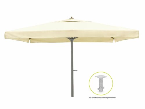 Shadowline Jamaica parasol 450x450cm - Laagste prijsgarantie!