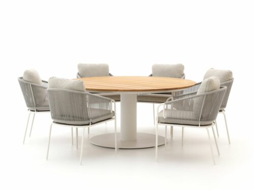 SUNS Revello/Grado Ø170cm dining tuinset 7-delig - Laagste prijsgarantie!