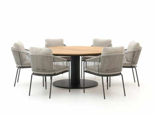 SUNS Revello/Grado Ø170cm dining tuinset 7-delig - Laagste prijsgarantie!