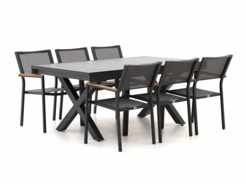 Bellagio Roma/Pavello 180cm uitschuifbaar dining tuinset 7-delig - Laagste prijsgarantie!