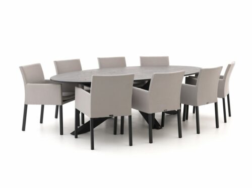 Manifesto Arzana/Induno Ellips 280cm dining tuinset 9-delig - Laagste prijsgarantie!