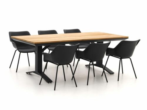 SUNS Vasca/Stockholm 220cm dining tuinset 7-delig - Laagste prijsgarantie!