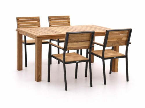 Bellagio Lovero/Oxford 160cm dining tuinset 5-delig stapelbaar - Laagste prijsgarantie!
