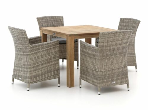 Forza Barga/ROUGH-S 90cm dining tuinset 5-delig - Laagste prijsgarantie!