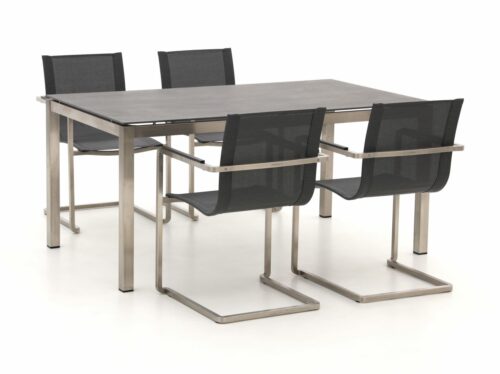 Bernstein Essen/Freiburg 160cm dining tuinset 5-delig - Laagste prijsgarantie!